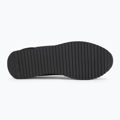 Calvin Klein Calvin Klein Erkek Yuvarlak Burun Lamine Deri Bağlamalı Orta Kalın Topuk Siyah Sneaker YM0YM01325-0GM