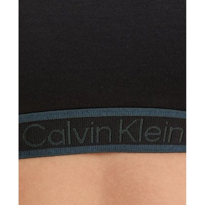 Calvin Klein Calvin Kleın Kadın Askılı Marka Logolu Pamuklu Siyah Bralet 000QF7957E-UB1