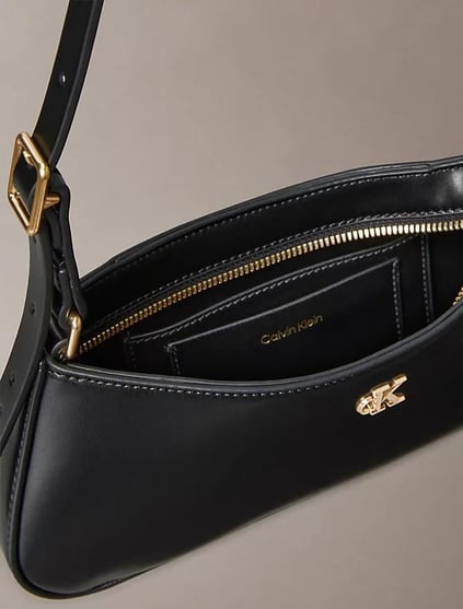 Calvin Klein Calvin Klein Kadın Ayarlanabilir Askılı CK Logolu Siyah Omuz Çantası LV04F3170G-YIH