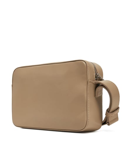 Calvin Klein Calvin Klein Kadın Ayarlanabilir Omuz Askılı Marka Logo Baskılı Deri Kahverengi Omuz Çantası K60K612555-W75