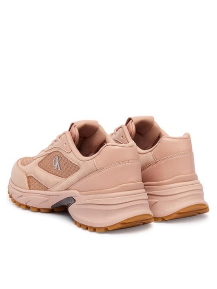 Calvin Klein Calvin Klein Kadın CK Logolu File Detaylı Yüksek ve Ekstra Konforlu Taban Pembe Sneaker YW0YW01994-0K0