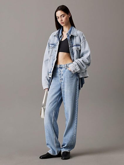 Calvin Klein Calvin Klein Kadın Crop Boy Dar Kalın Askı Pamuklu Esnek Kumaş Siyah Bluz J20J225246-PT2