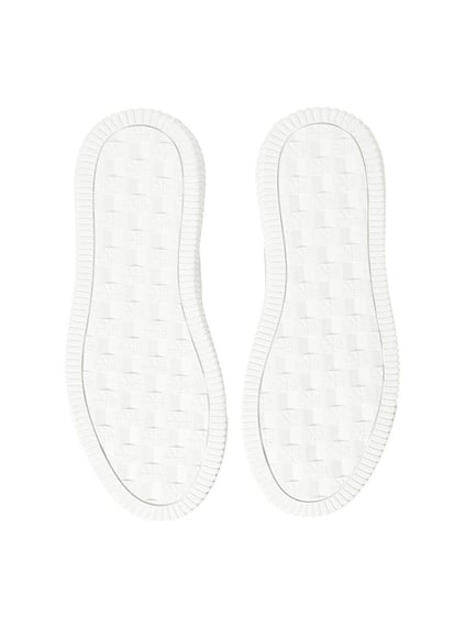 Calvin Klein Calvin Klein Kadın Deri Logolu Düz Tabanlı Günlük Kullanım Beyaz Sneaker YW0YW01224-YBR