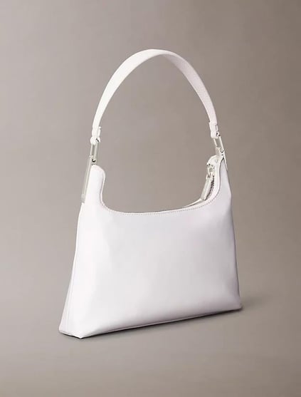 Calvin Klein Calvin Klein Kadın Fermuar Kapamalı CK Logolu Kısa Askılı Lila Omuz Çantası LV04K3219G-VUW