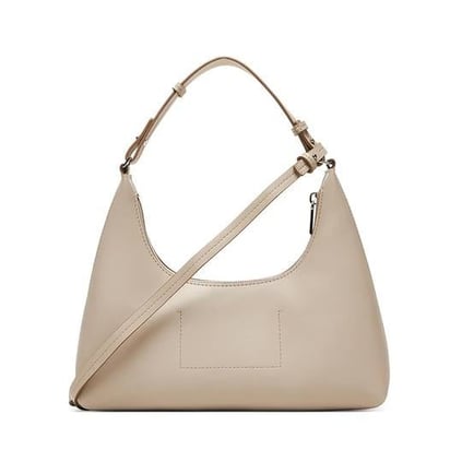 Calvin Klein Calvin Klein Kadın Fermuar Kapama Kısa Deri Kulp Bej Omuz Çantası LV04F3272G-338
