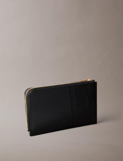 Calvin Klein Calvin Klein Kadın Fermuarlı Bozuk Para Cepli Esktra Kart Bölmeli Logo Detaylı Siyah Cüzdan LV04F1090G-332