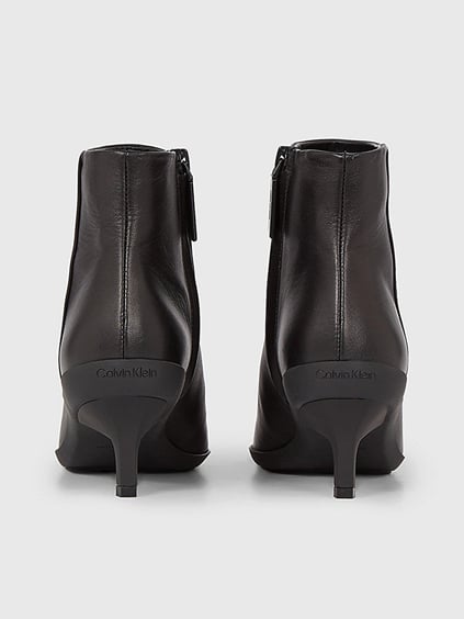 Calvin Klein Calvin Kleın Kadın Hakiki Deri Sivri Burun Yüksek Topuklu Siyah Klasik Topuklu Ayakkabı HW0HW01838-BEH