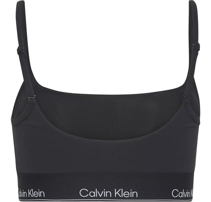 Calvin Klein Calvin Klein Kadın Hızlı Kuruyan Kumaş Düşük Destekli Beli Elastik Bantlı Dar Kesim Siyah Spor Sütyen LVGWS5K136-UB1
