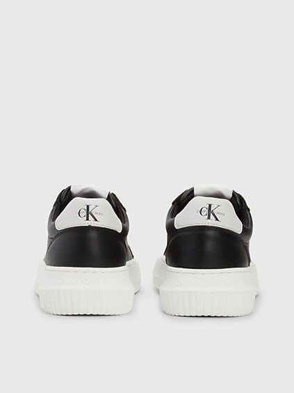 Calvin Klein Calvin Kleın Kadın Marka Logolu Bağcıklı Kaydırmaz Tabanlı Günlük Siyah Sneaker YW0YW00823-BDS