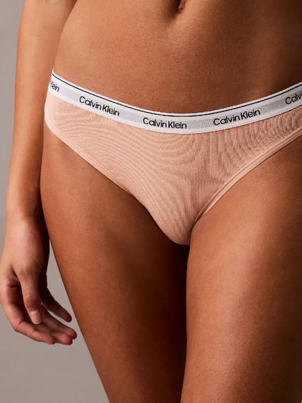 Calvin Klein Calvin Klein Kadın Marka Logolu Rahat Kesim Mavi-Gri Külot 000QD5207E-W9G