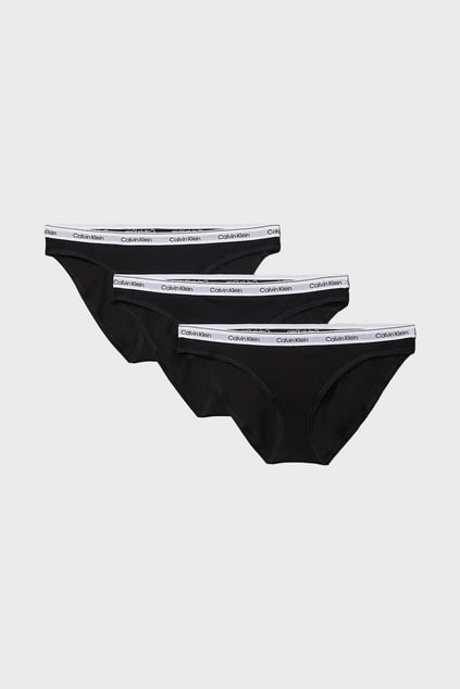 Calvin Klein Calvin Kleın Kadın Marka Logolu Rahat Kesim Siyah Külot 000QD5207E-UB1