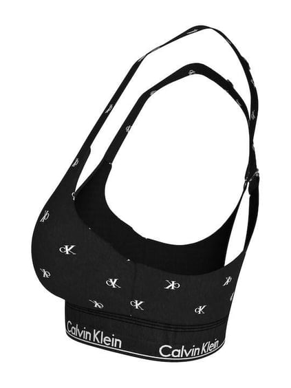 Calvin Klein Calvin Kleın Kadın Marka Logolu Lastikli Normal Kalıp Siyah Bralet 000QF7900E-PCS
