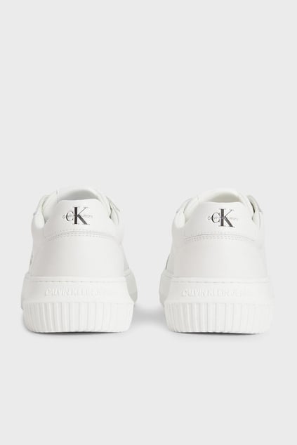 Calvin Klein Calvin Kleın Kadın Marka Logolu Bağcıklı Kaydırmaz Tabanlı Günlük Beyaz1 Ayakkabı YW0YW00823-YBR
