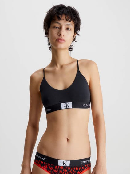 Calvin Klein Calvin Kleın Kadın Marka Logolu Askılı Spor Giyim Günlük Siyah Büstiyer 000QF7216E-UB1