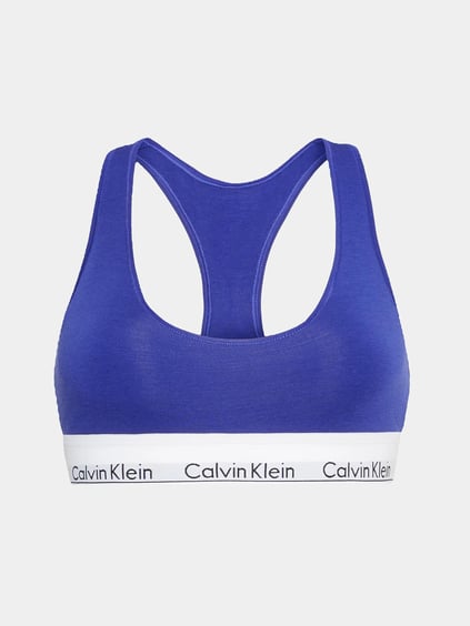 Calvin Klein Calvin Kleın Kadın Marka Logolu Askılı Spor Giyim Günlük Lacivert Büstiyer 0000F3785E-FPT