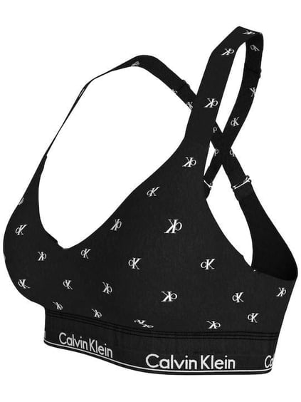 Calvin Klein Calvin Kleın Kadın Marka Logolu Lastikli Normal Kalıp Siyah Bralet 000QF7900E-PCS