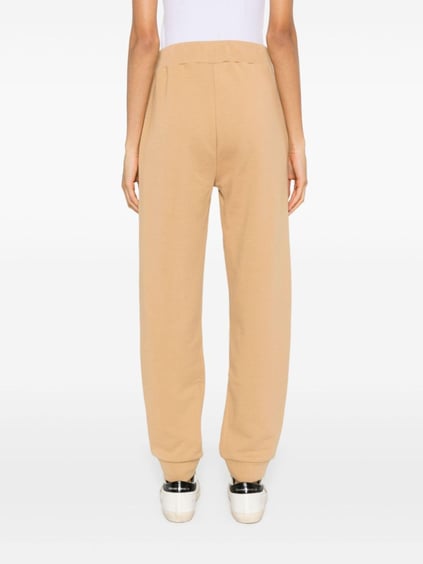 Calvin Klein Calvin Kleın Kadın Normal Belli Pamuklu Logo Desenli Bej Spor Eşofman Altı K20K207214-GC3