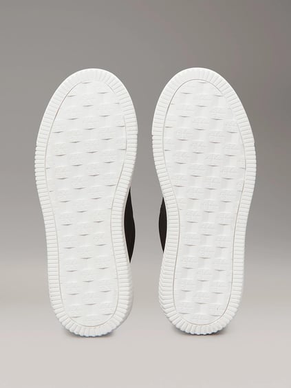 Calvin Klein Calvin Klein Kadın Normal Rahat Taban Dikiş Detaylı Düşük Bilekli Siyah Sneaker YW0YW01768-0GM