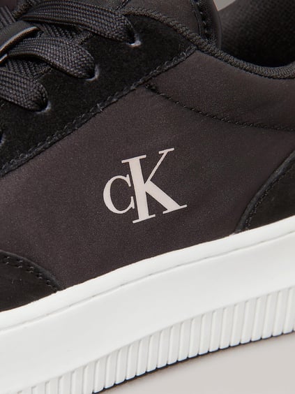 Calvin Klein Calvin Klein Kadın Normal Rahat Taban Dikiş Detaylı Düşük Bilekli Siyah Sneaker YW0YW01768-0GM