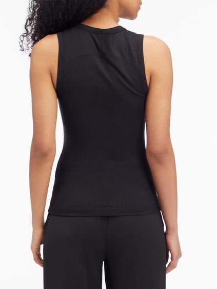 CALVIN KLEIN Calvin Kleın Kadın Pamuklu Yuvarlak Kolsuz Günlük Siyah Atlet K20K208054-BEH