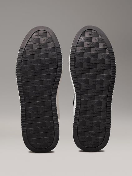 Calvin Klein Calvin Kleın Kadın Platform Taban Süet Detaylı Deri Beyaz Sneaker YW0YW01797-01W