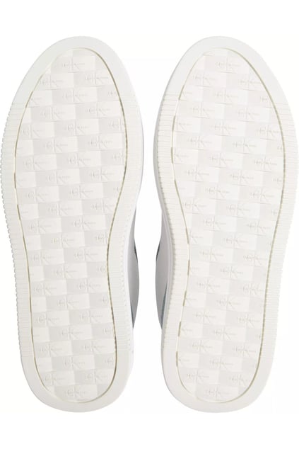 CALVIN KLEIN Calvin Kleın Kadın Platform Taban Süet Detaylı Deri Beyaz Sneaker YW0YW01797-02R