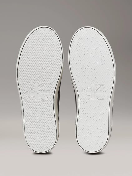 Calvin Klein Calvin Kleın Kadın Platform Taban Sertleştirilmiş Topuk Dolgulu Deri Siyah Sneaker YW0YW01633-0GM
