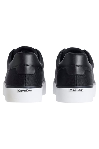 Calvin Klein Calvin Klein Kadın Platform Taban Bağcıklı Model CK İşlemeli Siyah Sneaker HW0HW02412-BEH
