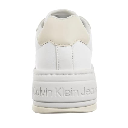 Calvin Klein Calvin Kleın Kadın Platform Taban Nefes Alabilir Deri Beyaz Sneaker YW0YW01641-0LD