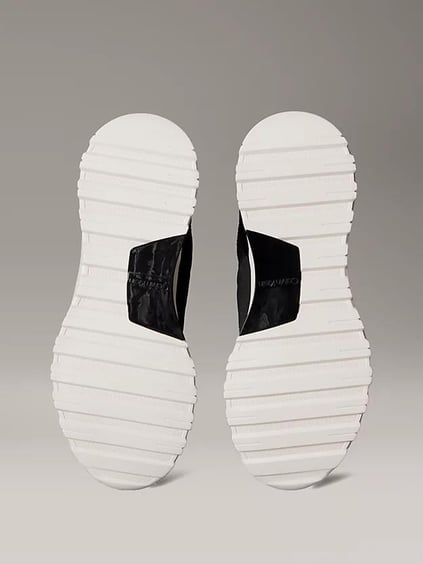 Calvin Klein Calvin Klein Kadın Rahat Yüksek Taban Süet Detaylı Siyah Sneaker HW0HW02487-0GM