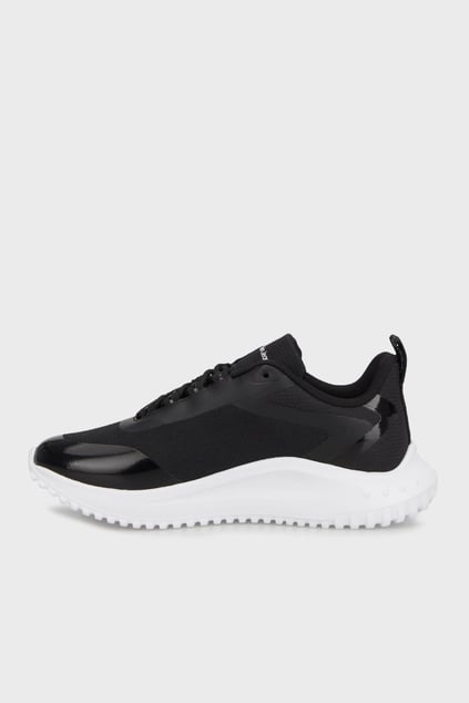 Calvin Klein Calvin Klein Kadın Rahat Taban Marka Logolu Bağcıklı Siyah Sneaker YW0YW01442-BEH