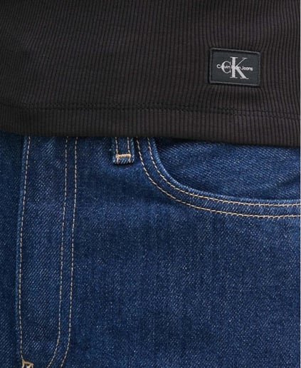Calvin Klein Calvin Klein Kadın Straplez Düz Model Dar Siyah Bluz J20J225310-BEH