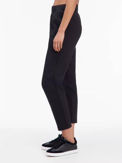 Calvin Klein Calvin Kleın Kadın Yüksek Bel Pamuklu Slim Fit Dar Paça Siyah Eşofman Altı K20K207945-BEH