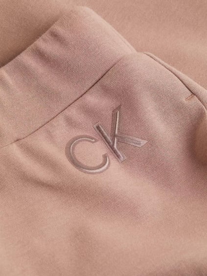 Calvin Klein Calvin Kleın Kadın Yüksek Bel Pamuklu Slim Fit Dar Paça Kahverengi Eşofman Altı K20K207945-GA6