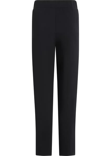 Calvin Klein Calvin Kleın Kadın Yüksek Bel Pamuklu Slim Fit Dar Paça Siyah Eşofman Altı K20K207945-BEH