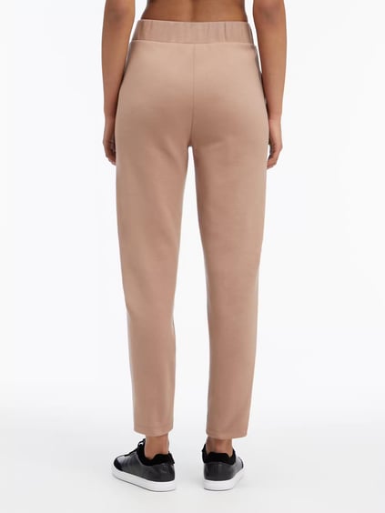 Calvin Klein Calvin Kleın Kadın Yüksek Bel Pamuklu Slim Fit Dar Paça Kahverengi Eşofman Altı K20K207945-GA6