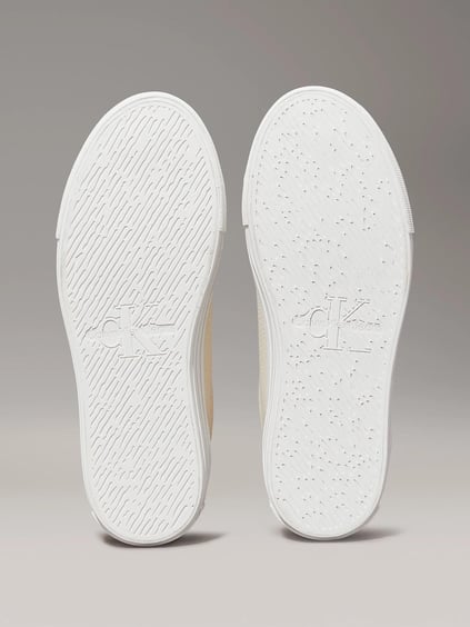 Calvin Klein Calvin Kleın Kadın Yüksek Rahat Taban Deri Beyaz Sneaker YW0YW01669-0LD
