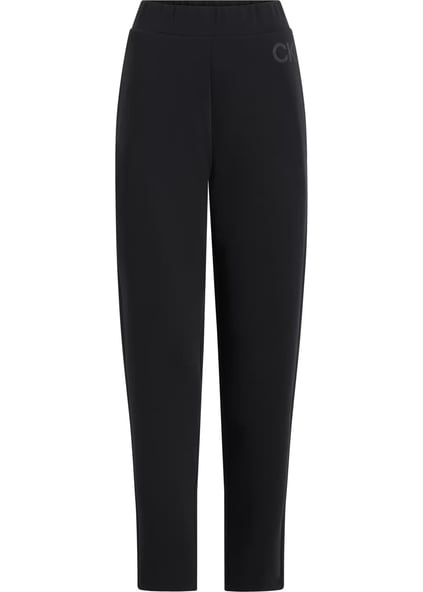 Calvin Klein Calvin Kleın Kadın Yüksek Bel Pamuklu Slim Fit Dar Paça Siyah Eşofman Altı K20K207945-BEH