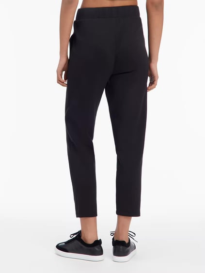 Calvin Klein Calvin Kleın Kadın Yüksek Bel Pamuklu Slim Fit Dar Paça Siyah Eşofman Altı K20K207945-BEH