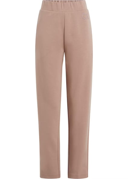 Calvin Klein Calvin Kleın Kadın Yüksek Bel Pamuklu Slim Fit Dar Paça Kahverengi Eşofman Altı K20K207945-GA6