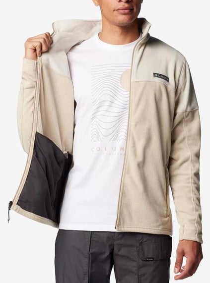 Columbia Columbia Erkek Dokuma Kumaş Dik Yaka Fermuarlı Bej Sweatshirt 1907753-271