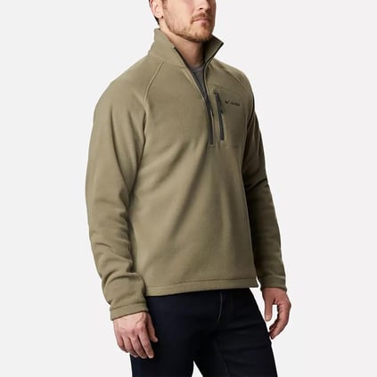 Columbia Columbia Erkek Fermuar Kapamalı Dik Yaka Uzun Kollu Haki Sweatshirt 1553511-024