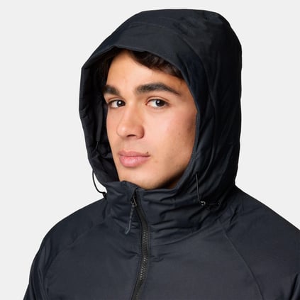 Columbia Columbia Erkek Kapşonlu Yaka Marka Detaylı Fermuarlı Şişme Siyah Mont 2086111-010
