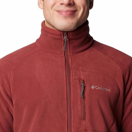 Columbia Columbia Erkek Regular Fit Renk Geçişli Dik Yaka Uzun Kollu Kırmızı Sweatshirt 1420426-681