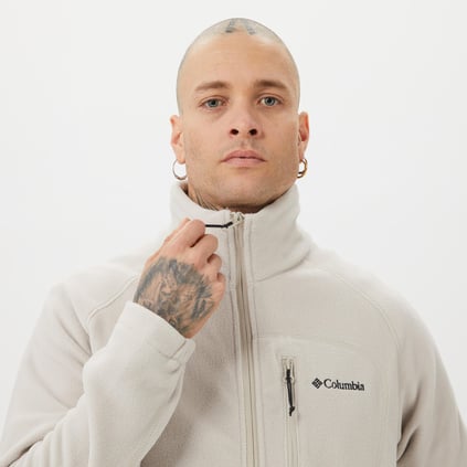 Columbia Columbia Erkek Regular Fit Renk Geçişli Dik Yaka Uzun Kollu Bej Sweatshirt 1420426-278