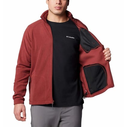 Columbia Columbia Erkek Regular Fit Renk Geçişli Dik Yaka Uzun Kollu Kırmızı Sweatshirt 1420426-681