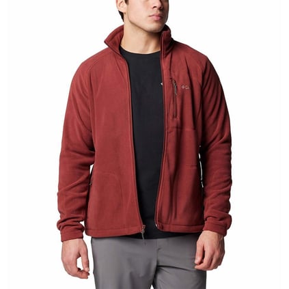 Columbia Columbia Erkek Regular Fit Renk Geçişli Dik Yaka Uzun Kollu Kırmızı Sweatshirt 1420426-681