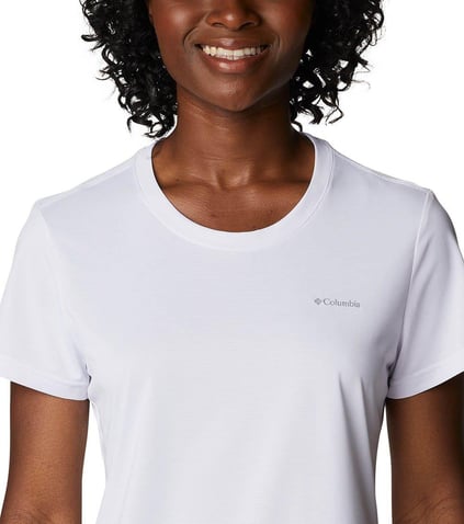 Columbia Columbia Kadın Pamuklu Marka Logolu Yazlık Günlük Kullanım Beyaz T-Shirt 1991551-100