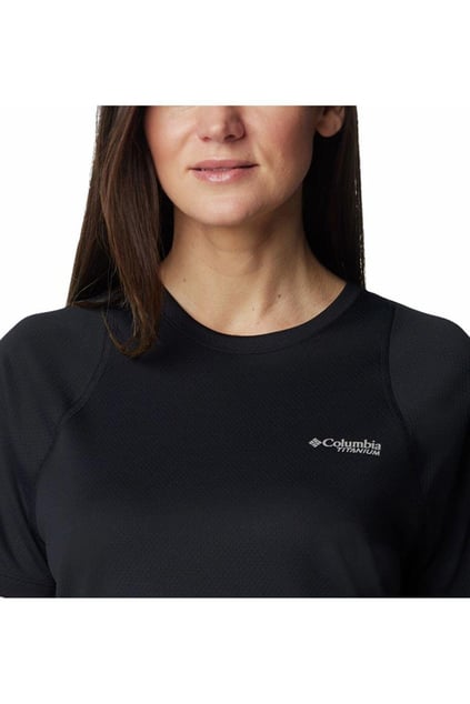 Columbia Columbia Kadın Pamuklu Marka Logolu Yazlık Günlük Kullanım Siyah T-Shirt 2072541-010