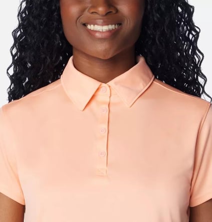 Columbia Columbia Kadın Polo Yaka Kısa Kollu Pamuklu Günlük Pembe Polo Yaka T-Shirt 2070251-807